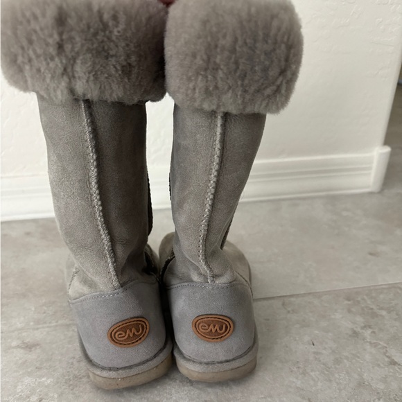 emu stinger hi tall gray boots - size 8 - Picture 4 of 5